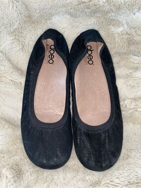Abeo Black Women's Slip-On Ballet Flats